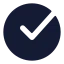 Checkmarkcircle icon with solid rounded style