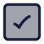 Checkmarksquare icon with duotone standard style