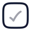 Checkmarksquare icon with twotone rounded style