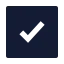 Checkmarksquare icon with solid sharp style