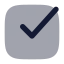 Checkmarksquare icon with bulk rounded style