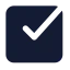 Checkmarksquare icon with solid standard style