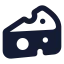 Cheese icon with solid standard style
