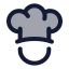 Chef icon with duotone standard style