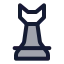Chess icon with duotone standard style