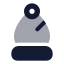 Chessbishop icon with bulk rounded style
