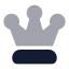 Chessqueen icon with bulk rounded style