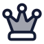 Chessqueen icon with duotone standard style
