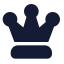 Chessqueen icon with solid standard style