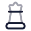Chessqueen icon with twotone rounded style