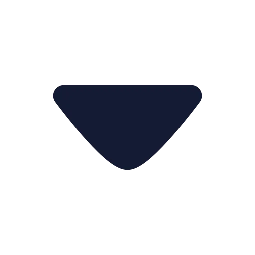 Chevron Down Icon in Solid Rounded style
