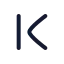 Chevronfirst icon with stroke rounded style