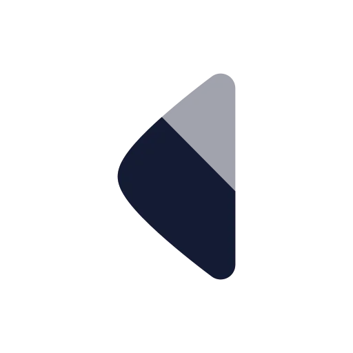 Chevron Left Icon in Bulk Rounded style