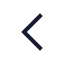 Chevronleft icon with stroke sharp style