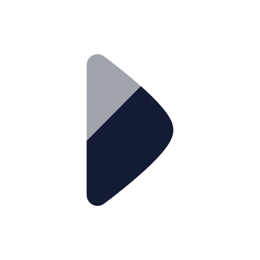 Chevron Right Icon in Bulk Rounded style