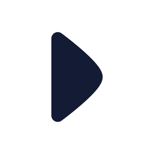 Chevron Right Icon in Solid Rounded style