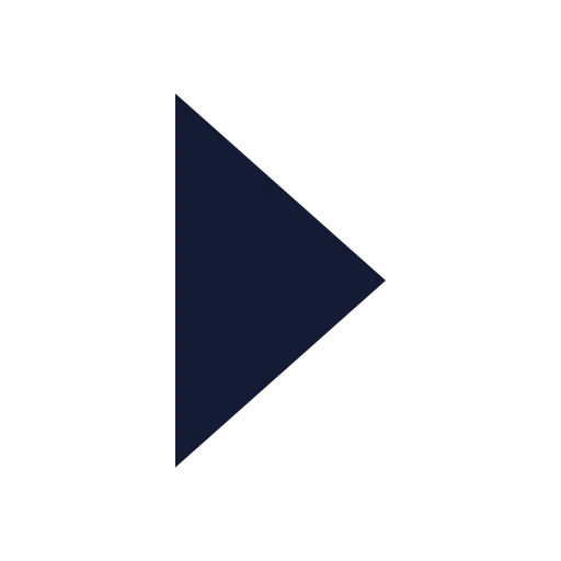 Chevron Right Icon in Solid Sharp style