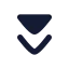 Chevronsdown icon with solid rounded style