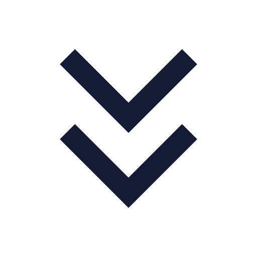 Chevrons Down Icon in Solid Sharp style