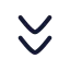 Chevronsdown icon with stroke rounded style