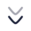 Chevronsdown icon with twotone rounded style