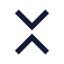 Chevronsdownup icon with solid sharp style