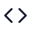 Chevronsleftright icon with duotone standard style