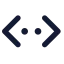 Chevronsleftrightellipsis icon with solid standard style