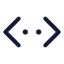 Chevronsleftrightellipsis icon with stroke standard style
