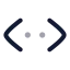 Chevronsleftrightellipsis icon with twotone rounded style