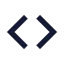 Chevronsleftright icon with solid sharp style
