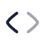 Chevronsleftright icon with twotone rounded style