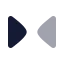 Chevronsrightleft icon with bulk rounded style