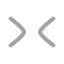 Chevronsrightleft icon with duotone rounded style