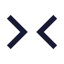Chevronsrightleft icon with solid sharp style