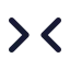 Chevronsrightleft icon with solid standard style