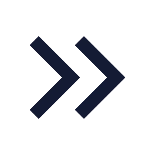Chevrons Right Icon in Solid Sharp style