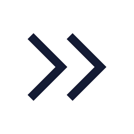 Chevrons Right Icon in Stroke Sharp style