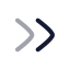 Chevronsright icon with twotone rounded style