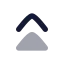 Chevronsup icon with bulk rounded style