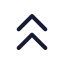 Chevronsup icon with duotone standard style