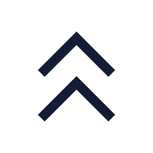 Chevrons Up Icon in Stroke Sharp style