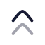 Chevronsup icon with twotone rounded style