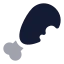 Chickenthighs icon with bulk rounded style