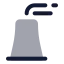 Chimney icon with bulk rounded style