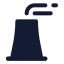 Chimney icon with solid standard style