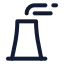 Chimney icon with stroke standard style