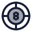 Chip icon with duotone rounded style