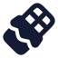 Chocolate icon with solid rounded style