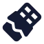 Chocolate icon with solid standard style